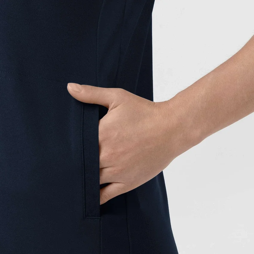 Force Cross-Flex Strick-Scrub-Oberteil mit V-Ausschnitt für Damen