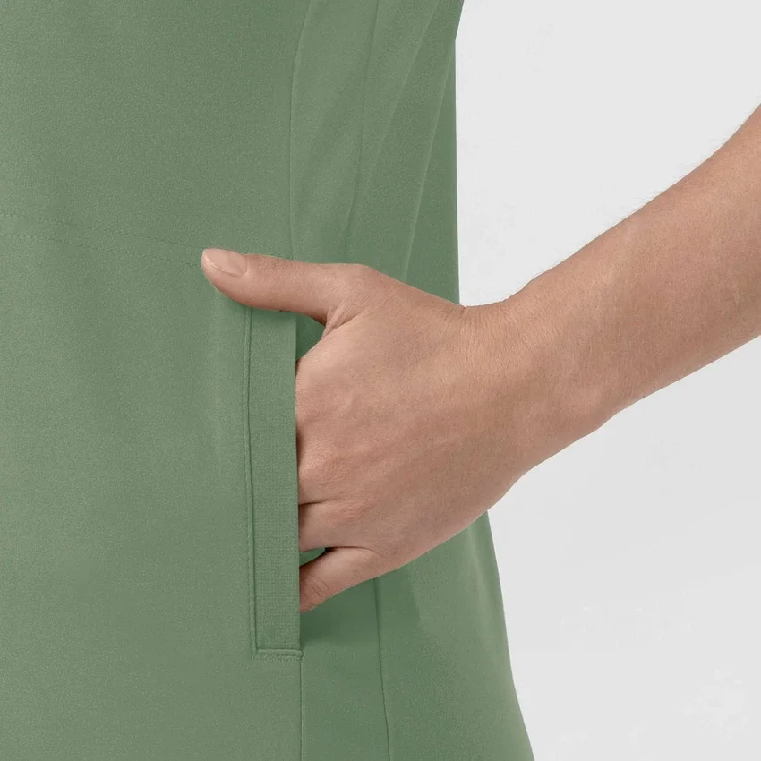 Force Cross-Flex Strick-Scrub-Oberteil mit V-Ausschnitt für Damen