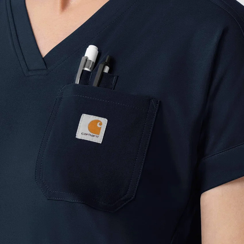 Force Cross-Flex Strick-Scrub-Oberteil mit V-Ausschnitt für Damen