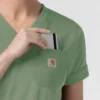 Force Cross-Flex Strick-Scrub-Oberteil mit V-Ausschnitt für Damen