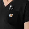 Force Cross-Flex Strick-Scrub-Oberteil mit V-Ausschnitt für Damen
