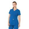 Force Essentials Henley-Umstands-Scrub-Oberteil für Damen
