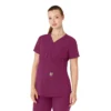 Force Essentials Henley-Umstands-Scrub-Oberteil für Damen