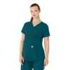 Force Essentials Henley-Umstands-Scrub-Oberteil für Damen