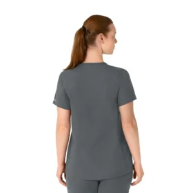 Force Essentials Henley-Umstands-Scrub-Oberteil für Damen