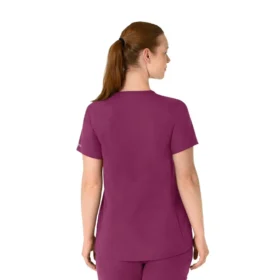 Force Essentials Henley-Umstands-Scrub-Oberteil für Damen