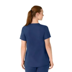 Force Essentials Henley-Umstands-Scrub-Oberteil für Damen