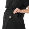 Force Essentials Henley-Umstands-Scrub-Oberteil für Damen