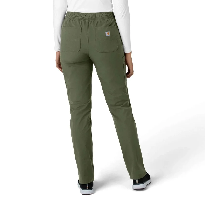 Force Essentials Scrub-Hose mit geradem Bein für Damen