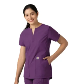 Force Essentials Tunika-Kitteloberteil für Damen mit U-Ausschnitt