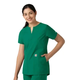 Force Essentials Tunika-Kitteloberteil für Damen mit U-Ausschnitt