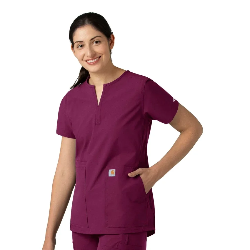 Force Essentials Tunika-Kitteloberteil für Damen mit U-Ausschnitt