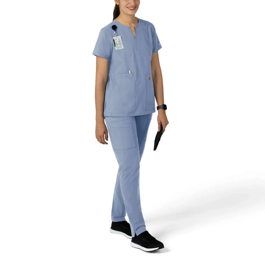Force Essentials Tunika-Kitteloberteil für Damen mit U-Ausschnitt