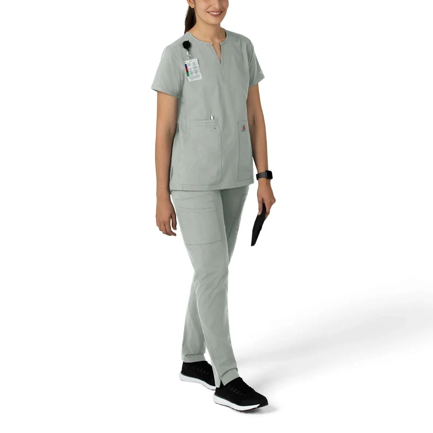 Force Essentials Tunika-Kitteloberteil für Damen mit U-Ausschnitt