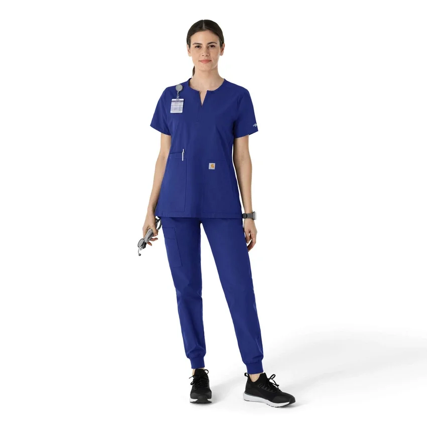 Force Essentials Tunika-Kitteloberteil für Damen mit U-Ausschnitt