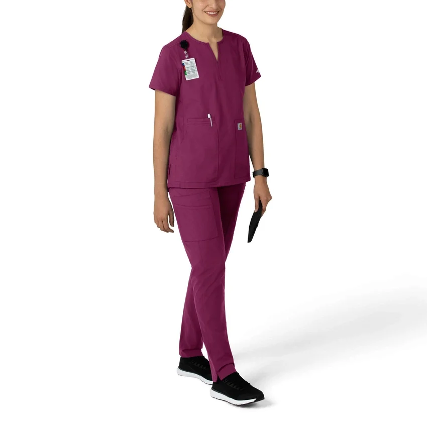 Force Essentials Tunika-Kitteloberteil für Damen mit U-Ausschnitt