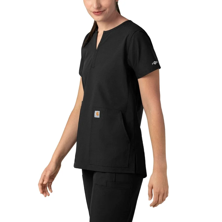 Force Essentials Tunika-Kitteloberteil für Damen mit U-Ausschnitt