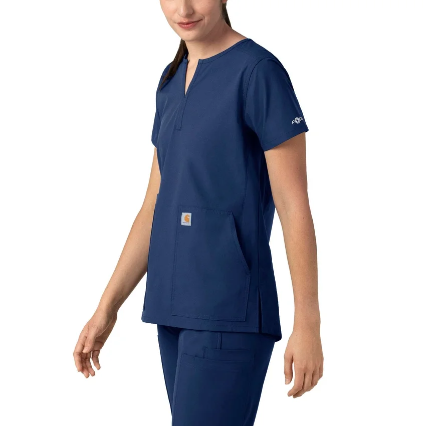 Force Essentials Tunika-Kitteloberteil für Damen mit U-Ausschnitt