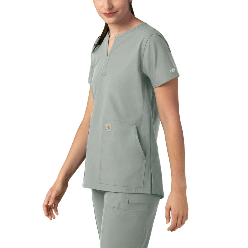 Force Essentials Tunika-Kitteloberteil für Damen mit U-Ausschnitt