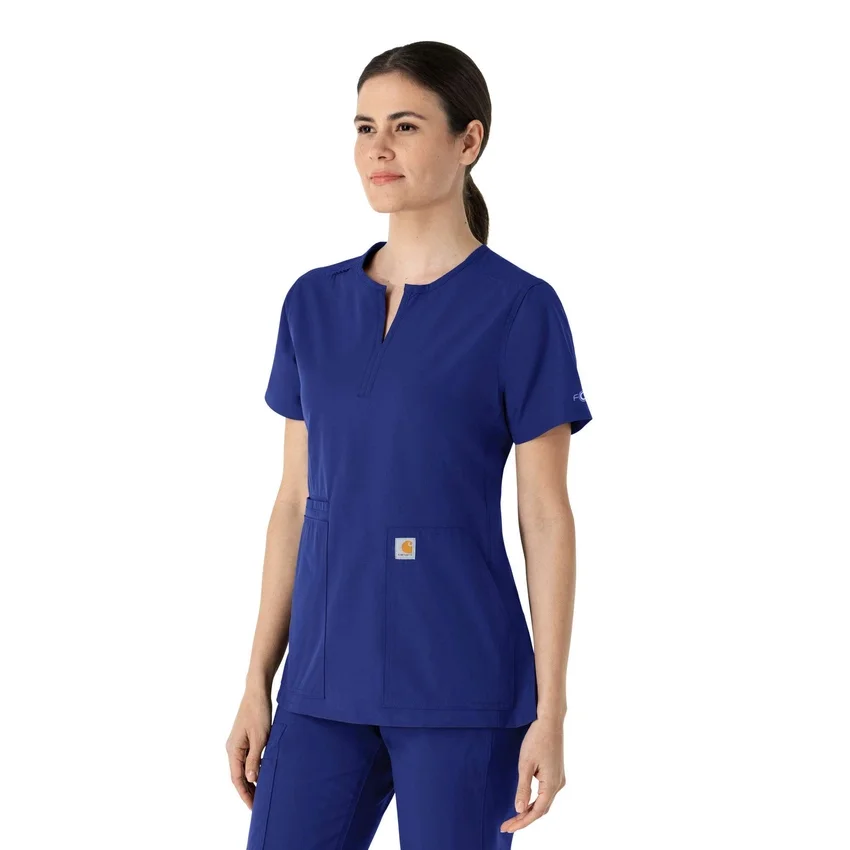 Force Essentials Tunika-Kitteloberteil für Damen mit U-Ausschnitt
