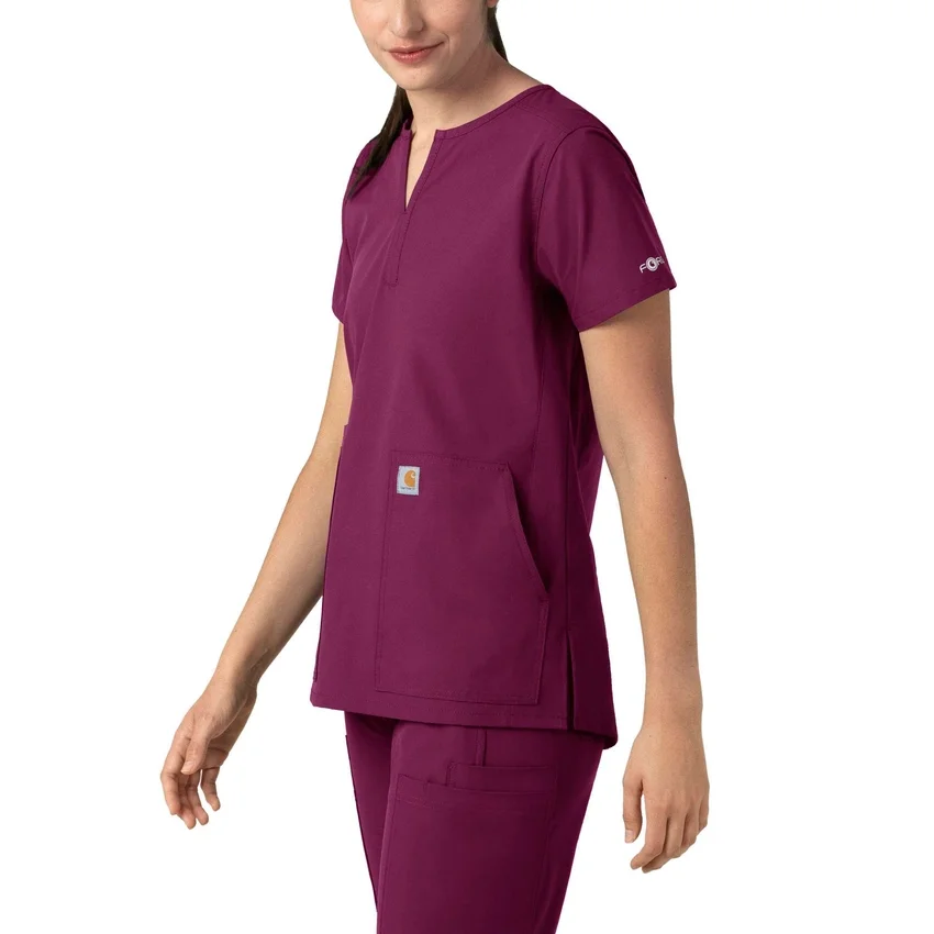 Force Essentials Tunika-Kitteloberteil für Damen mit U-Ausschnitt