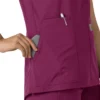 Force Essentials Tunika-Kitteloberteil für Damen mit U-Ausschnitt