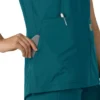Force Essentials Tunika-Kitteloberteil für Damen mit U-Ausschnitt