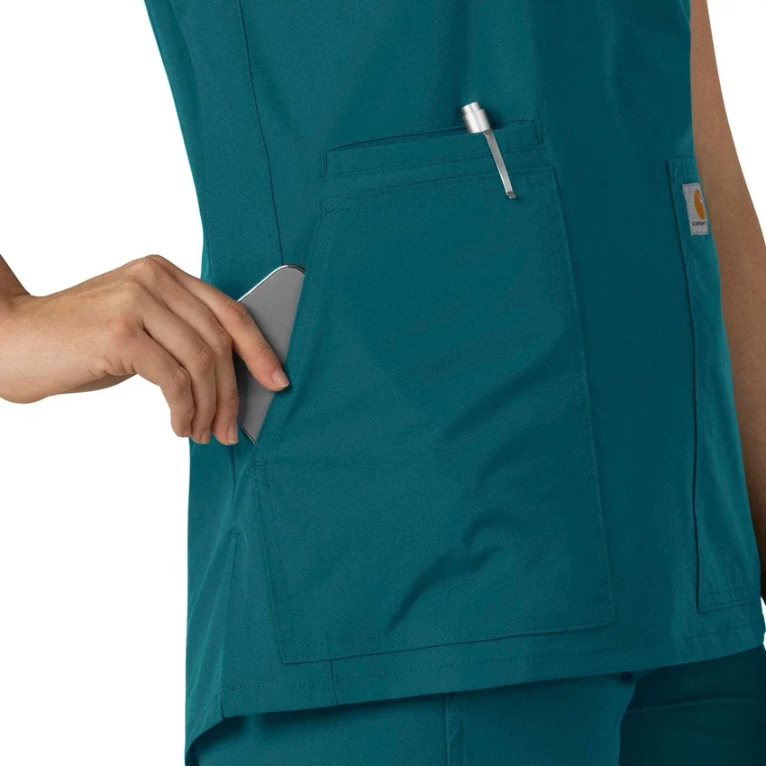 Force Essentials Tunika-Kitteloberteil für Damen mit U-Ausschnitt