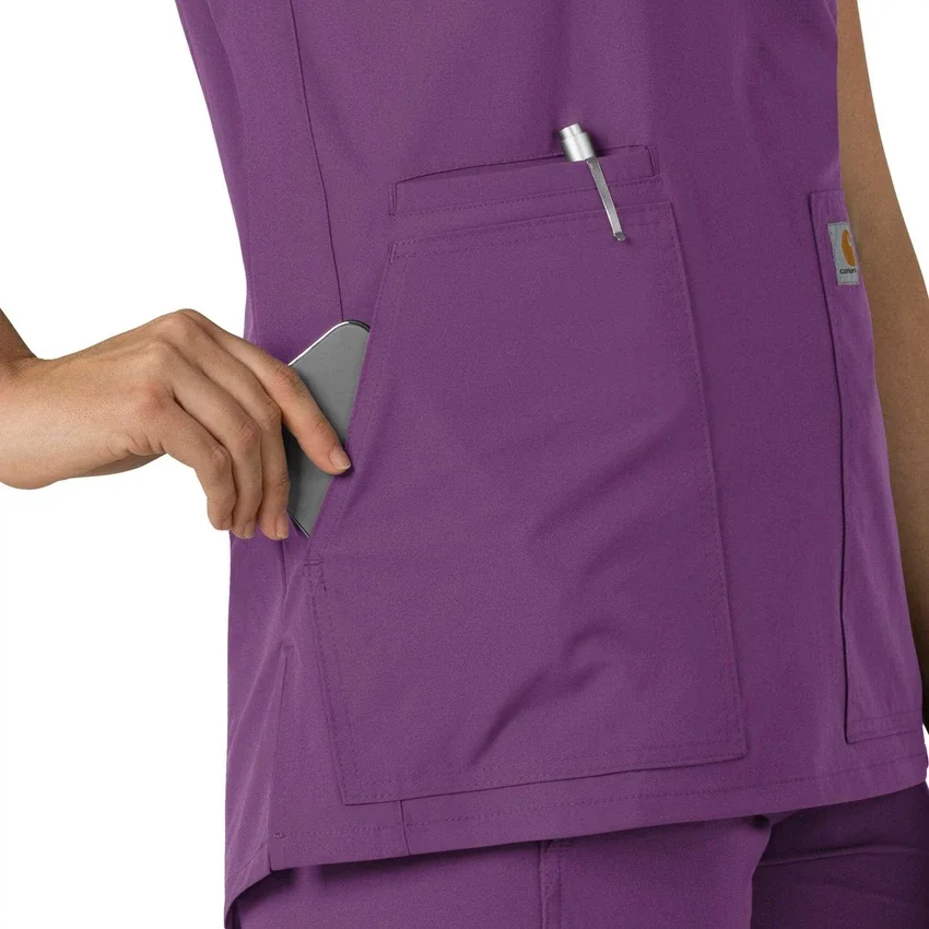Force Essentials Tunika-Kitteloberteil für Damen mit U-Ausschnitt
