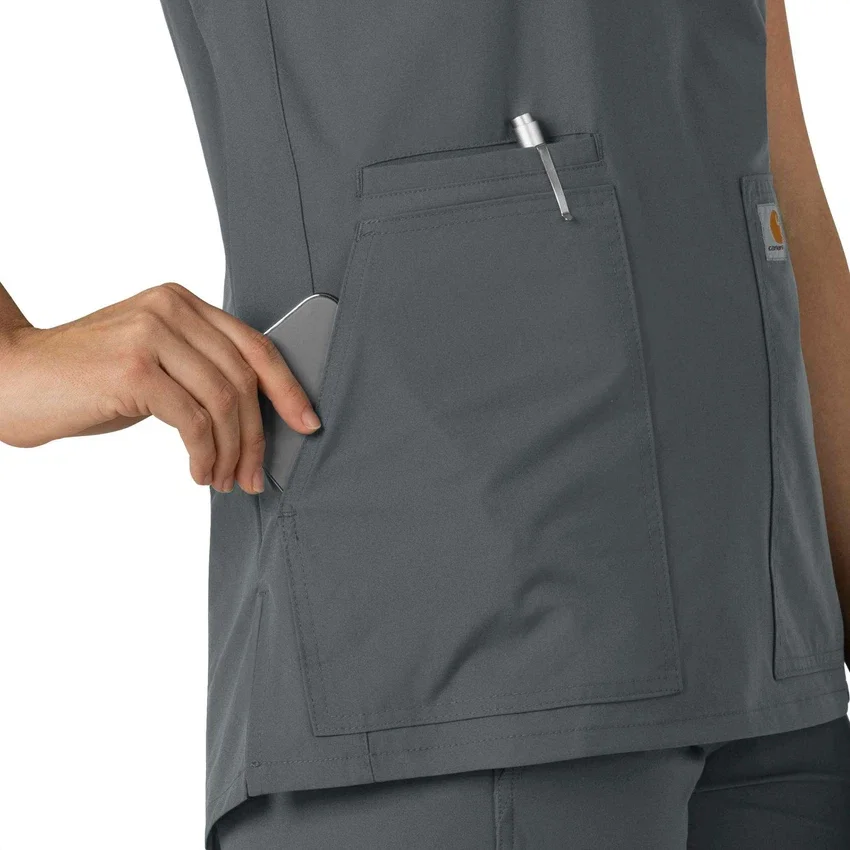 Force Essentials Tunika-Kitteloberteil für Damen mit U-Ausschnitt