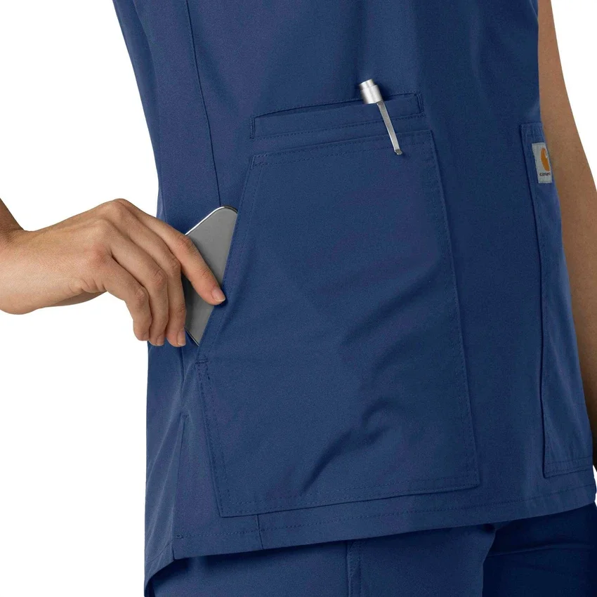 Force Essentials Tunika-Kitteloberteil für Damen mit U-Ausschnitt