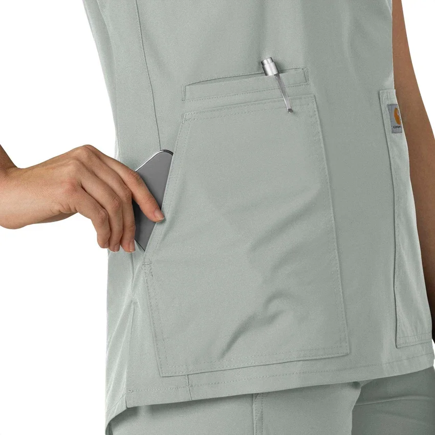 Force Essentials Tunika-Kitteloberteil für Damen mit U-Ausschnitt