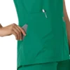Force Essentials Tunika-Kitteloberteil für Damen mit U-Ausschnitt