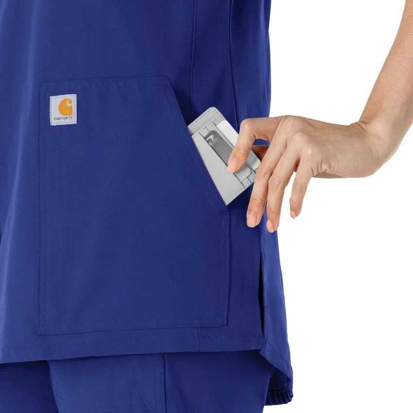 Force Essentials Tunika-Kitteloberteil für Damen mit U-Ausschnitt
