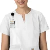 Force Essentials Tunika-Kitteloberteil für Damen mit U-Ausschnitt