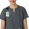 Force Essentials Tunika-Kitteloberteil für Damen mit U-Ausschnitt