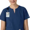 Force Essentials Tunika-Kitteloberteil für Damen mit U-Ausschnitt