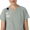 Force Essentials Tunika-Kitteloberteil für Damen mit U-Ausschnitt