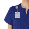 Force Essentials Tunika-Kitteloberteil für Damen mit U-Ausschnitt