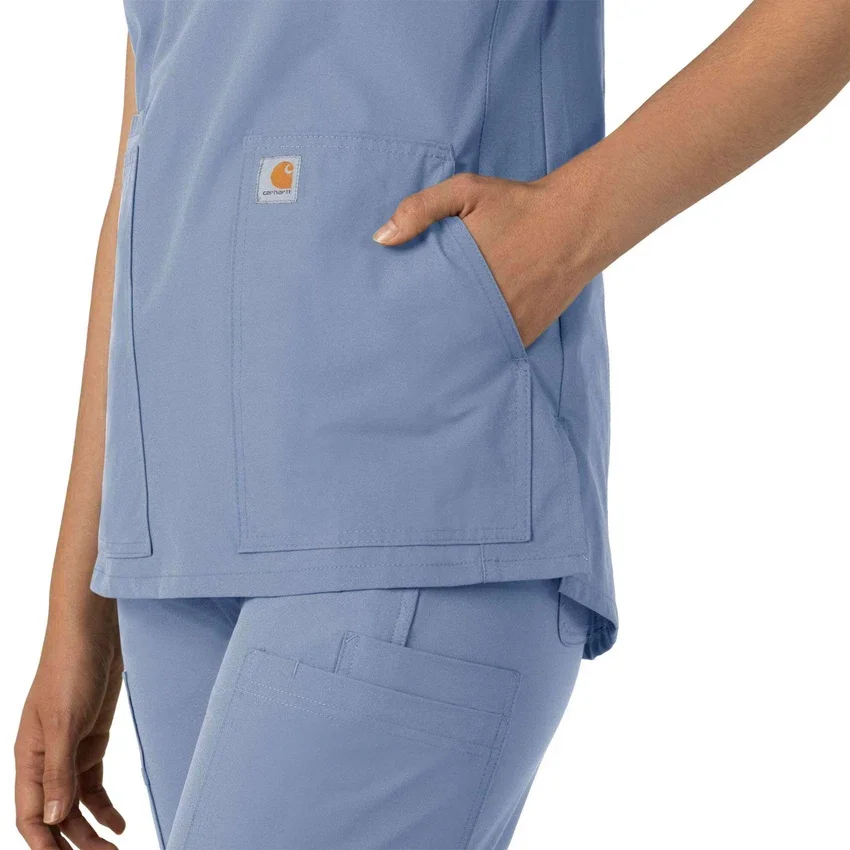 Force Essentials Tunika-Kitteloberteil für Damen mit U-Ausschnitt