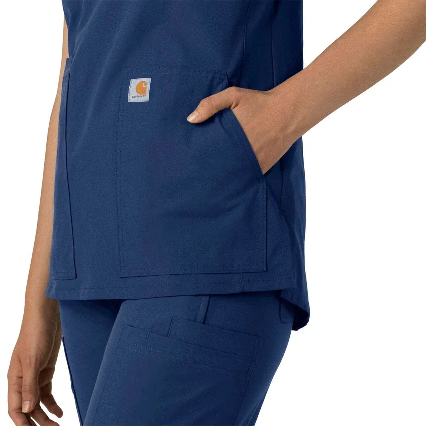 Force Essentials Tunika-Kitteloberteil für Damen mit U-Ausschnitt