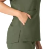 Force Essentials Tunika-Kitteloberteil für Damen mit U-Ausschnitt