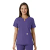 Force Essentials Tunika-Obershirt für Damen mit U-Ausschnitt und Strick-Einsätzen