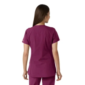 Force Essentials Tunika-Obershirt für Damen mit U-Ausschnitt und Strick-Einsätzen