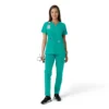 Force Essentials Tunika-Obershirt für Damen mit U-Ausschnitt und Strick-Einsätzen