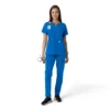 Force Essentials Tunika-Obershirt für Damen mit U-Ausschnitt und Strick-Einsätzen