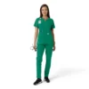 Force Essentials Tunika-Obershirt für Damen mit U-Ausschnitt und Strick-Einsätzen