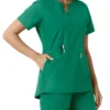 Force Essentials Tunika-Obershirt für Damen mit U-Ausschnitt und Strick-Einsätzen