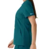 Force Essentials Tunika-Obershirt für Damen mit U-Ausschnitt und Strick-Einsätzen