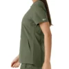 Force Essentials Tunika-Obershirt für Damen mit U-Ausschnitt und Strick-Einsätzen